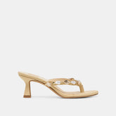 DAKSIE HEELS LT NATURAL RAFFIA