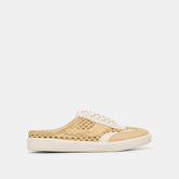 NOTICE SLIDE WOVEN SNEAKERS LT NATURAL WOVEN RAFFIA