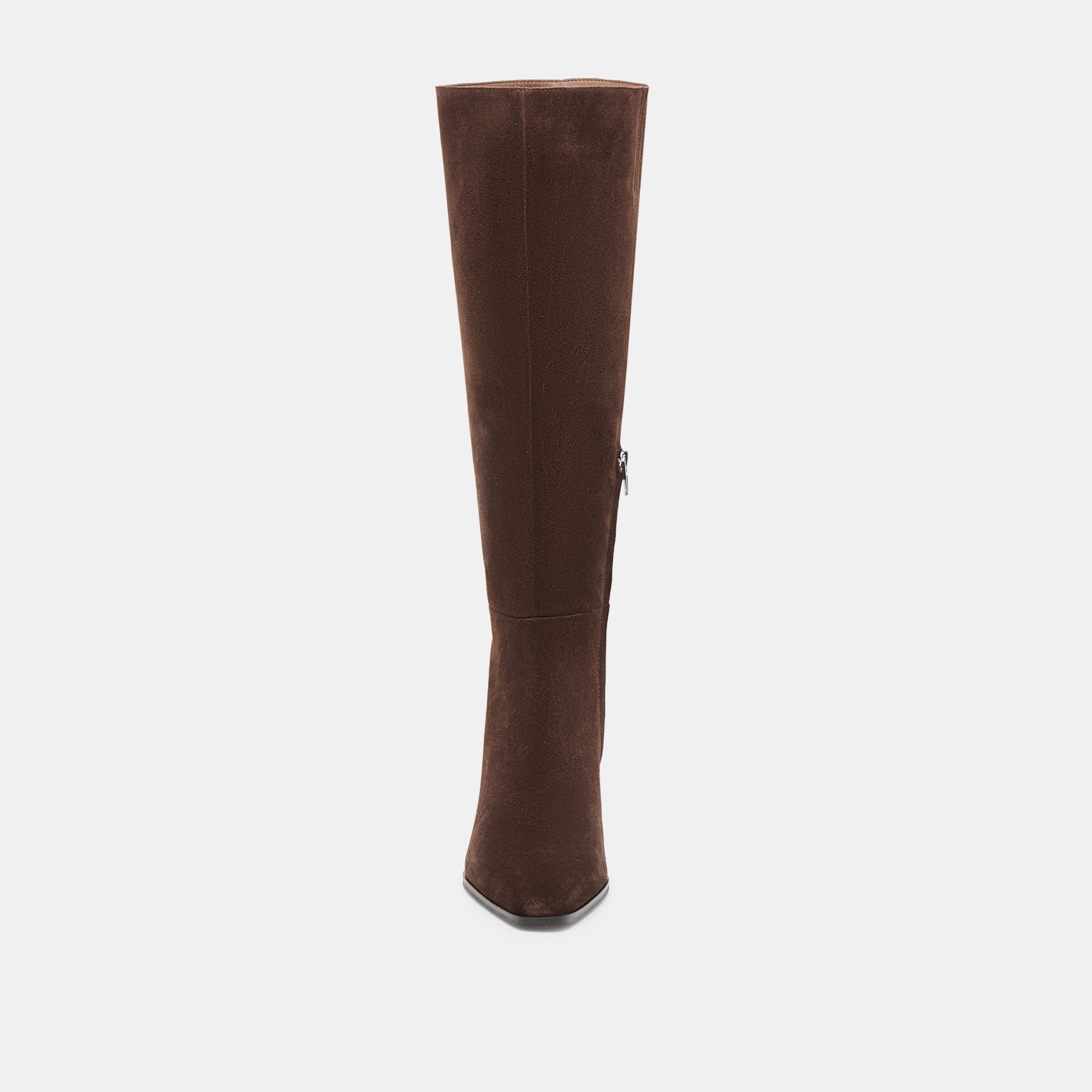 EMMI NARROW CALF BOOTS DK BROWN SUEDE