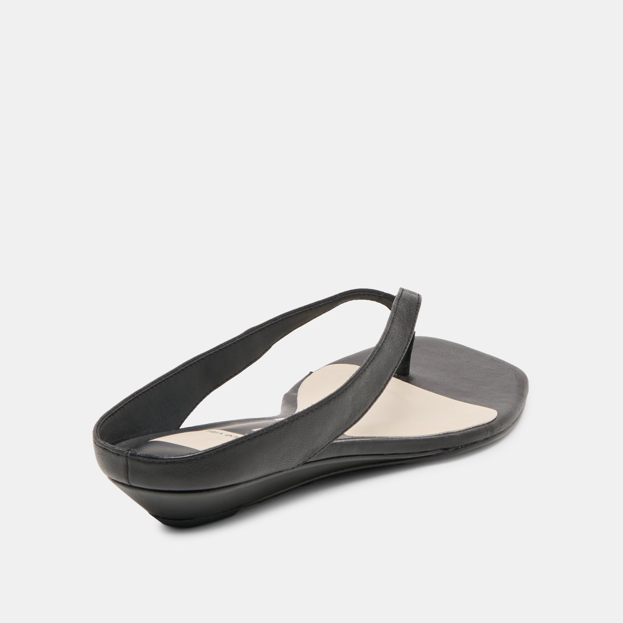 GIZEL SANDALS BLACK LEATHER