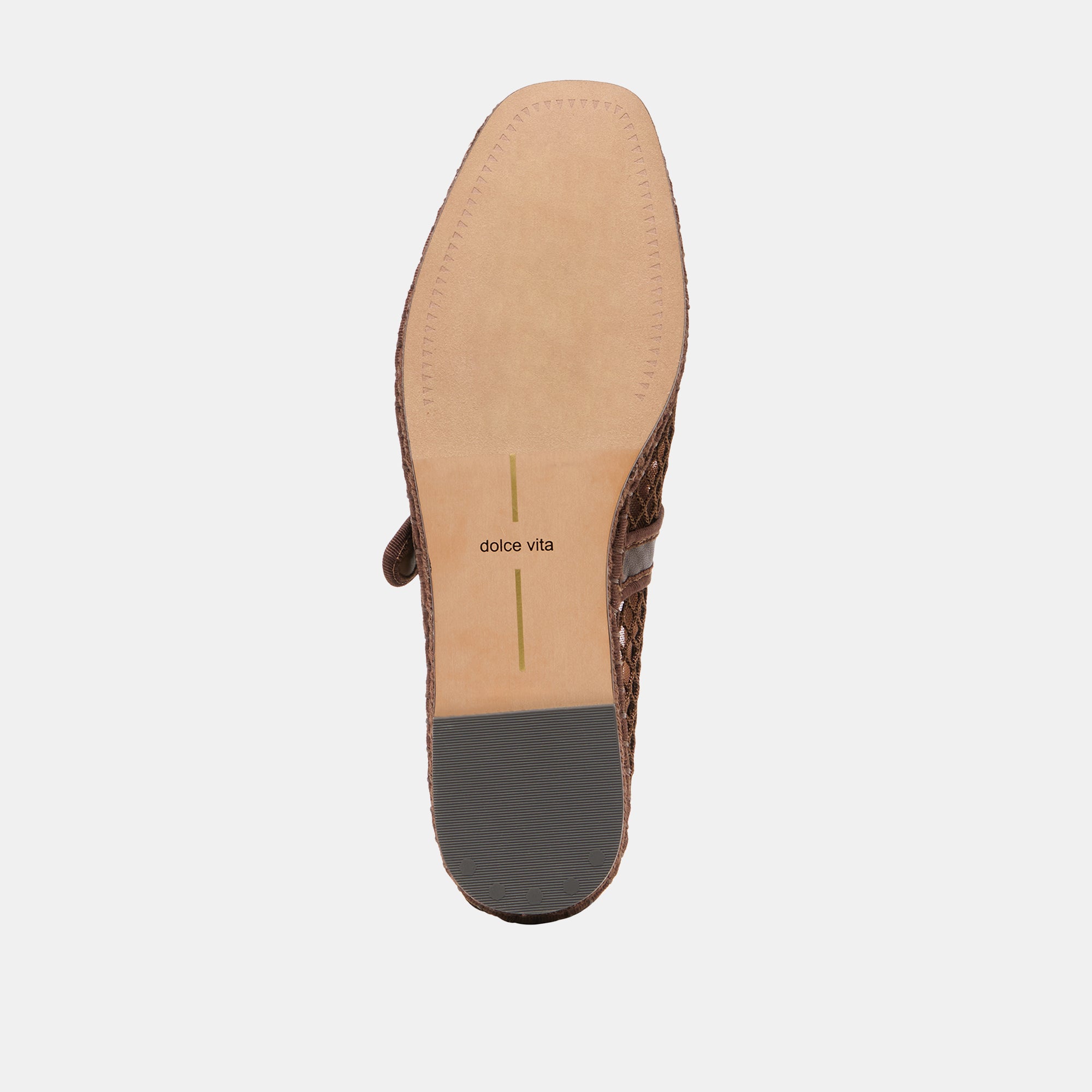 MILIE FLATS CHOCOLATE WOVEN MESH
