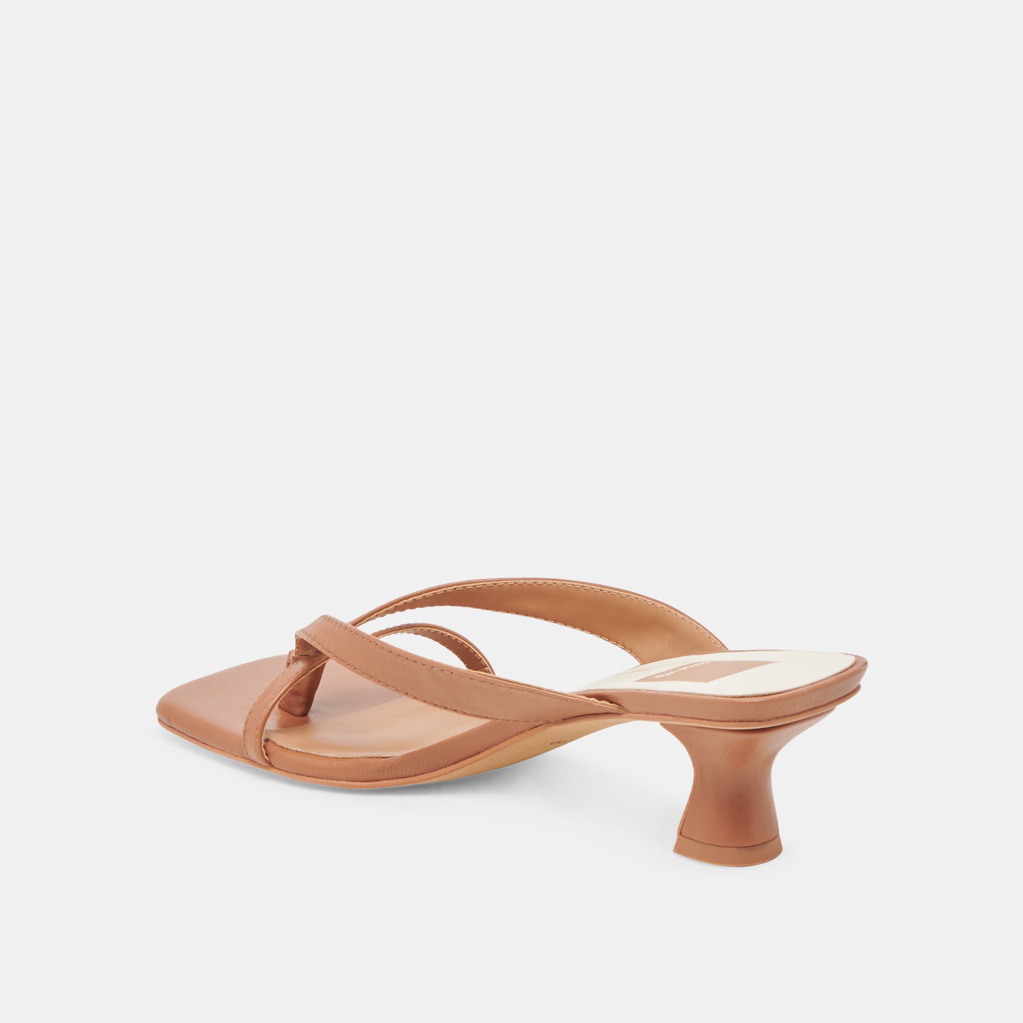 BREVEL WIDE HEELS SADDLE LEATHER