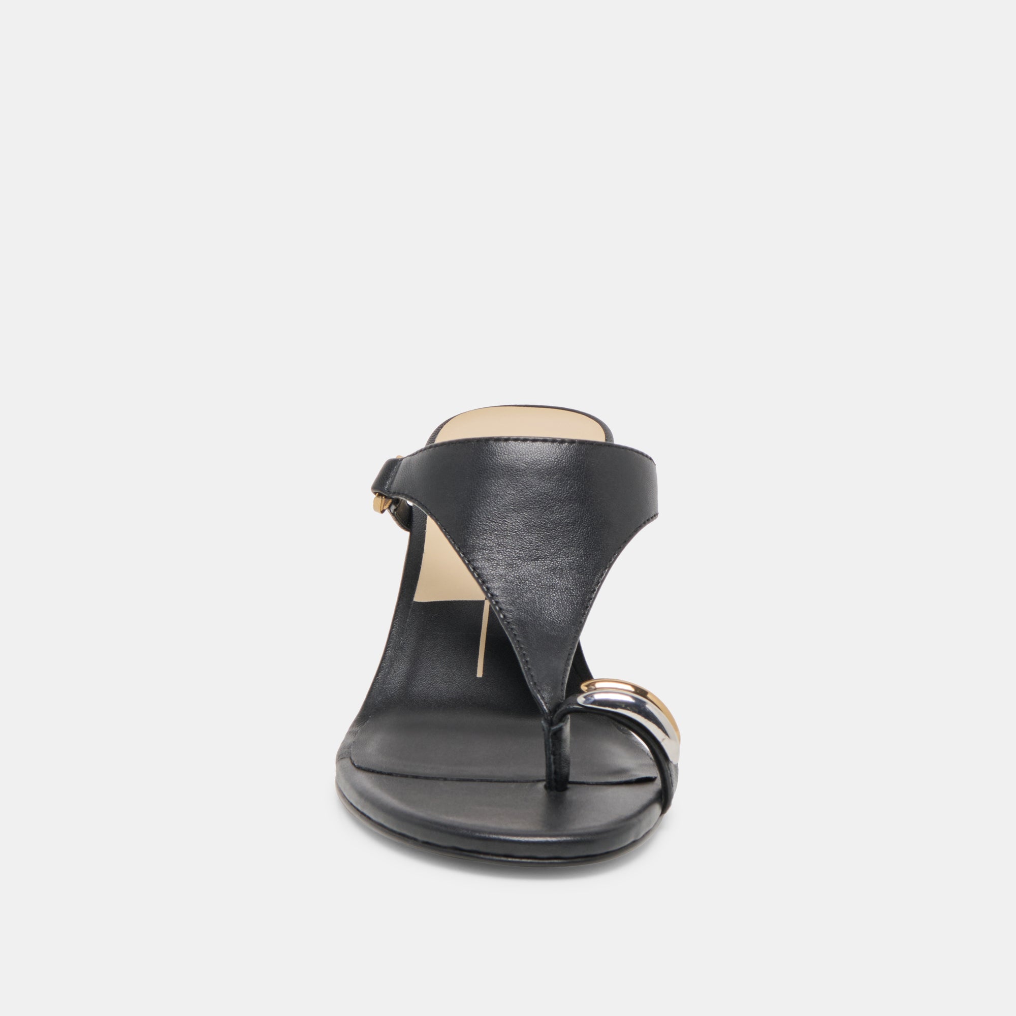 DERREL HEELS BLACK LEATHER