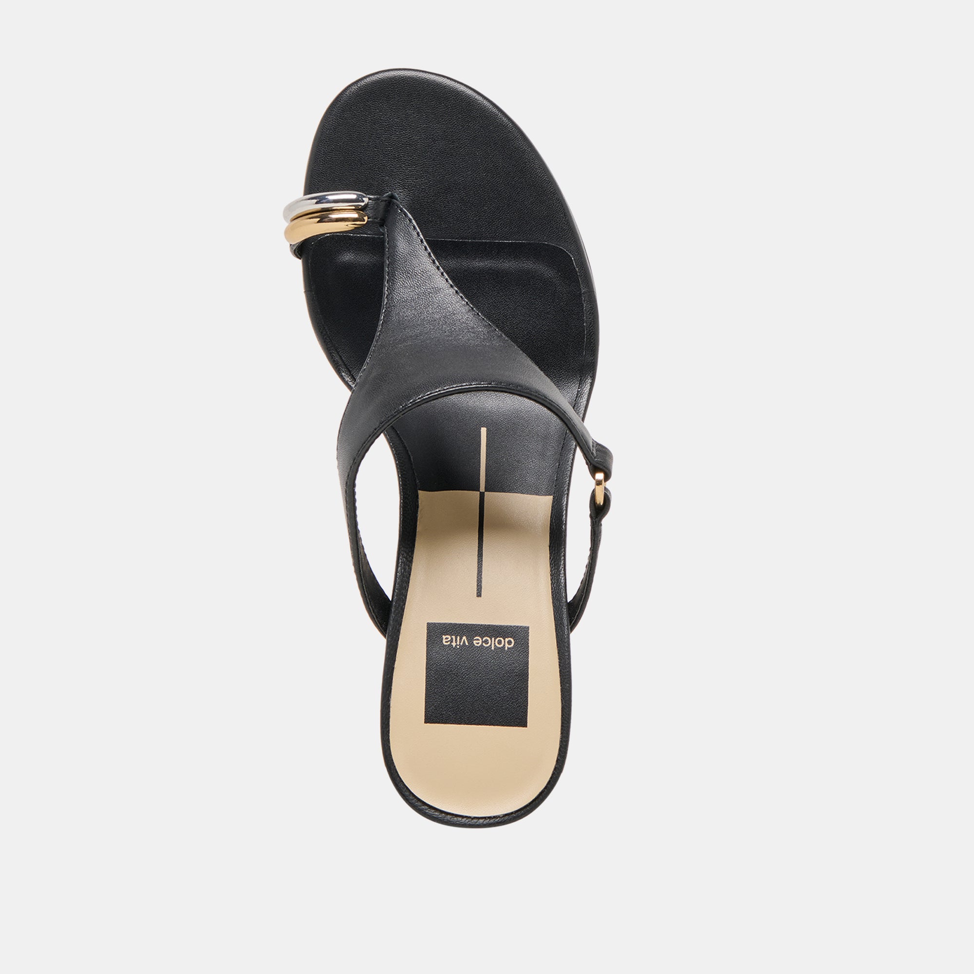 DERREL HEELS BLACK LEATHER