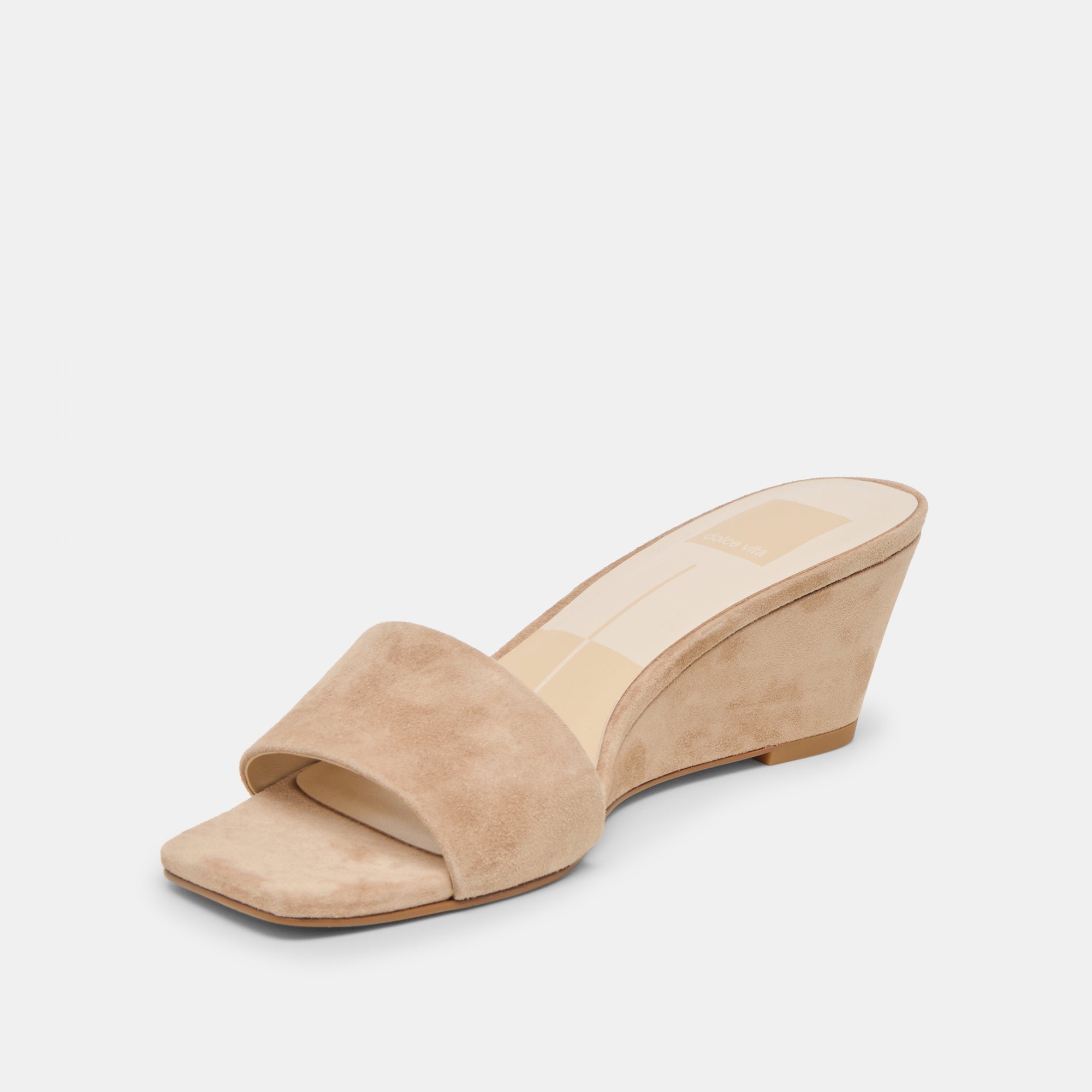 QAILY WEDGES CAMEL SUEDE