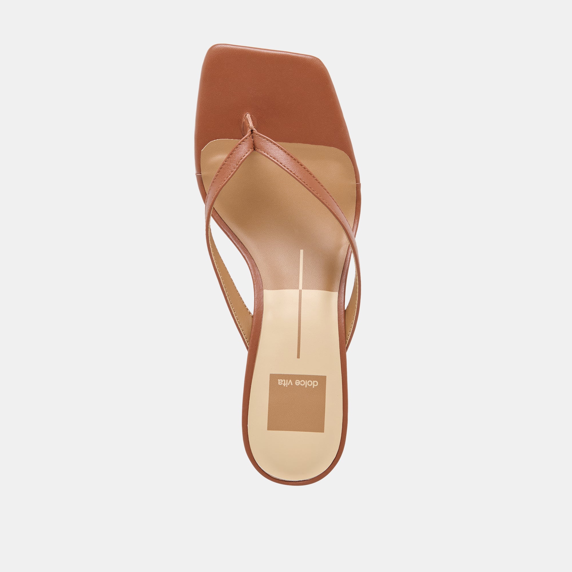 RAMIA HEELS COGNAC LEATHER