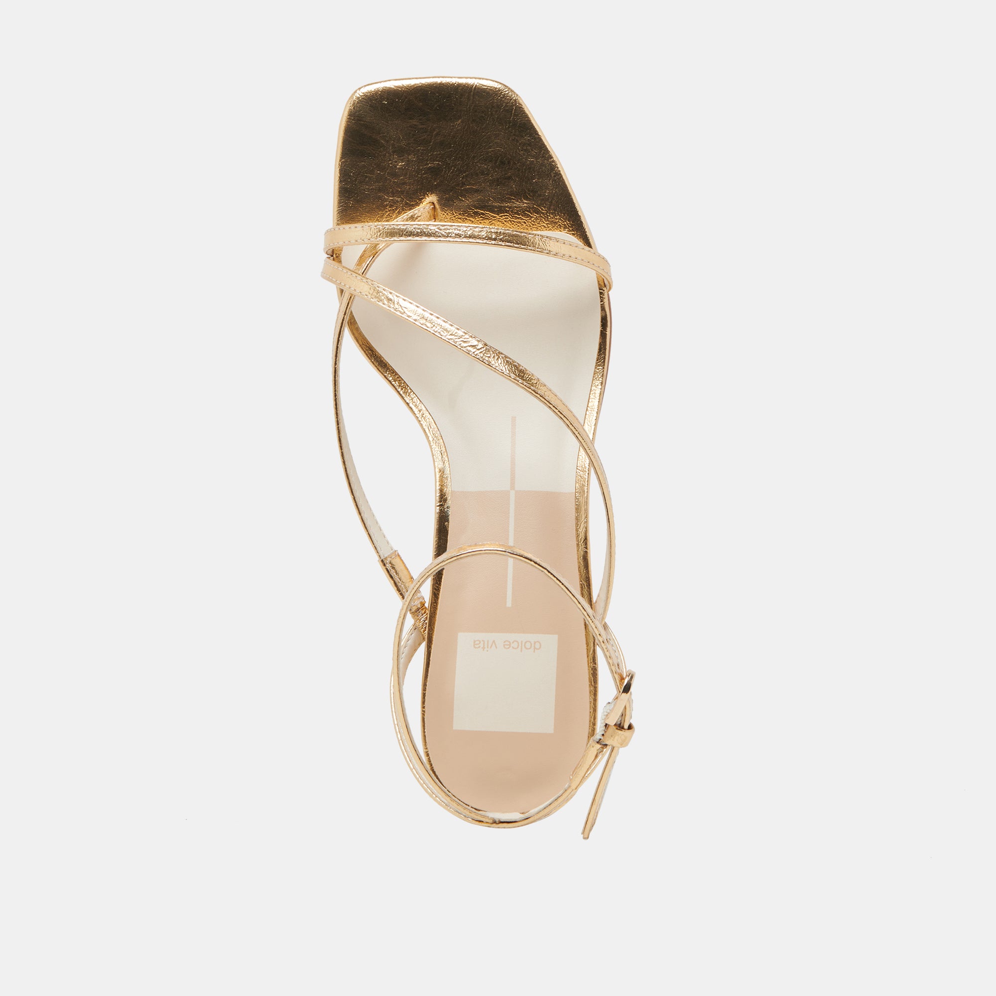 KARLOS WIDE SANDALS GOLD METALLIC STELLA