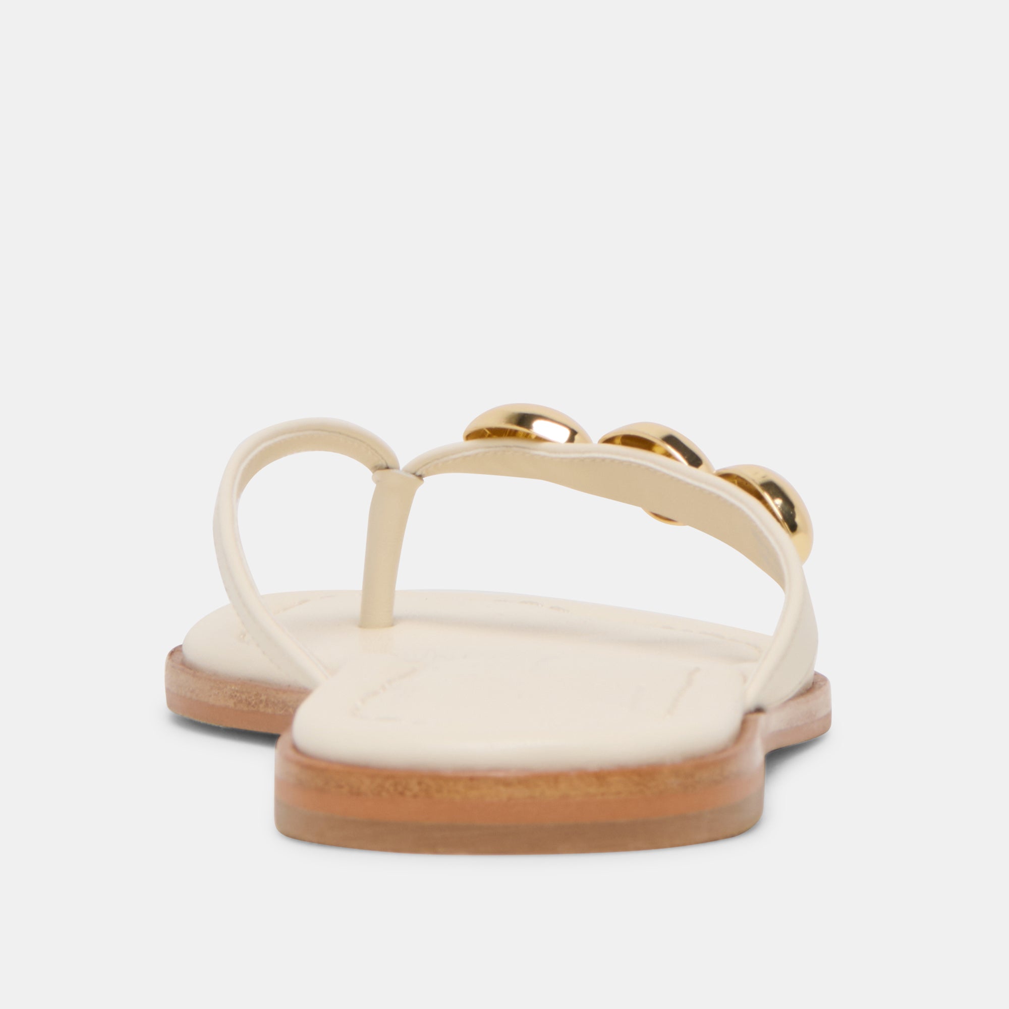 JUNY SANDALS OFF WHITE LEATHER