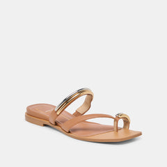 TARINA SANDALS CARAMEL LEATHER