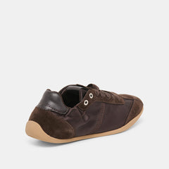 DAKODA SNEAKERS DK BROWN SATIN
