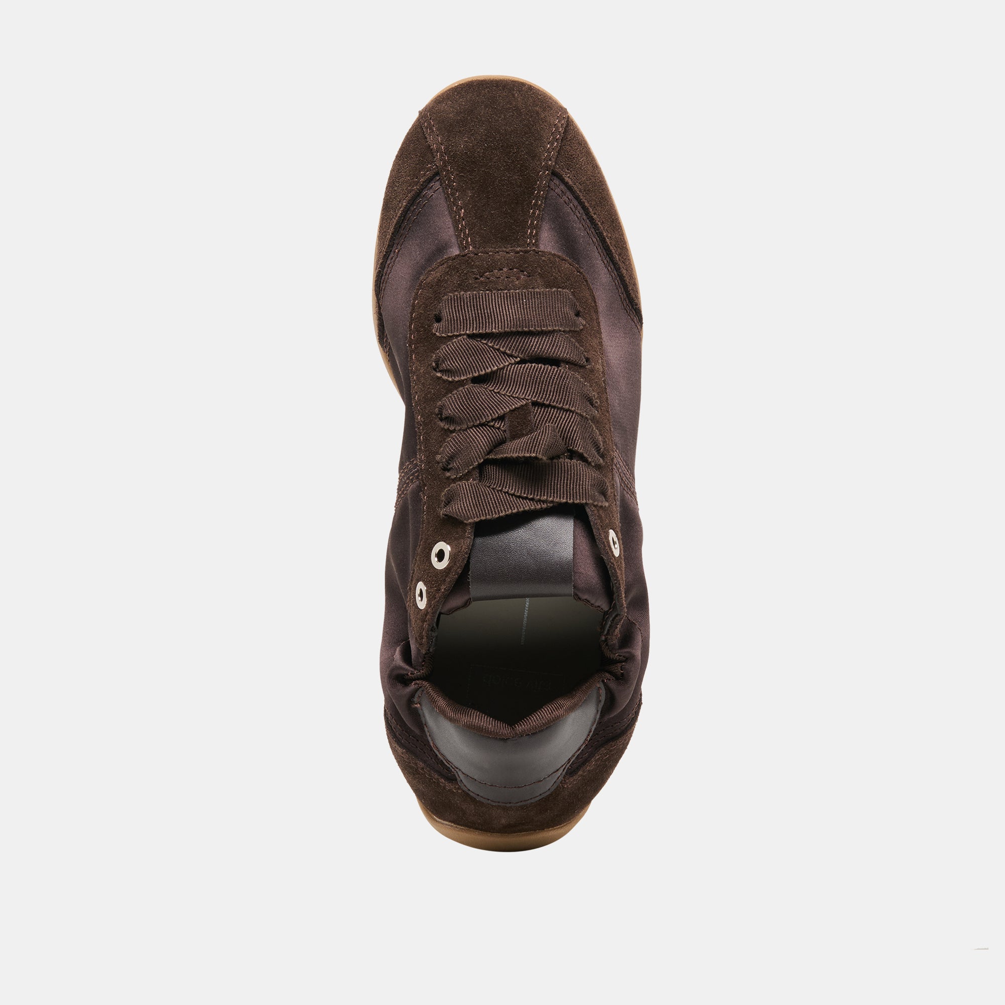 DAKODA SNEAKERS DK BROWN SATIN